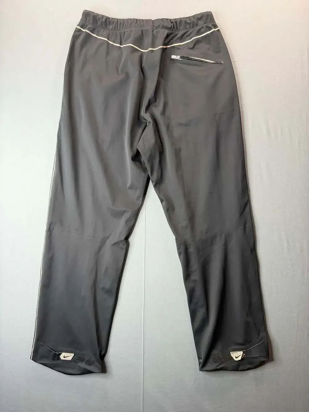 Nike Golf FIT STORM Waterproof Track Pants Black Size M Zippper Pockets